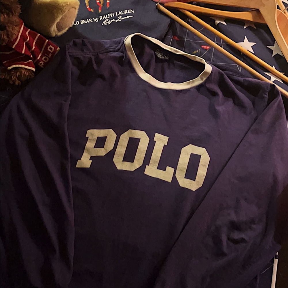 80s Polo Spell-Out Long Sleeve